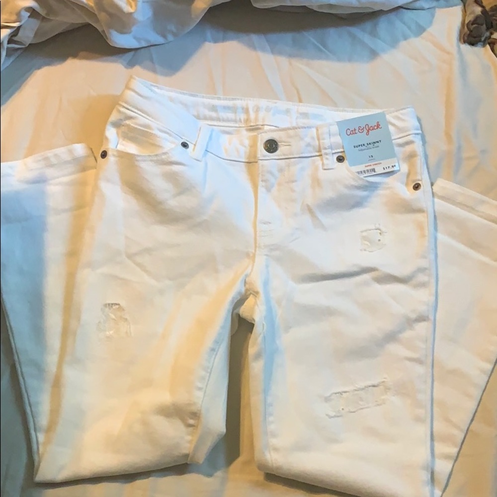 White jeans